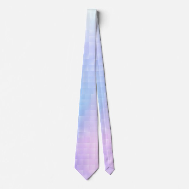  Gradient Geometric Holographic Neck Tie (Front)