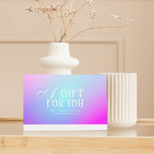 Gradient Gift Certificate