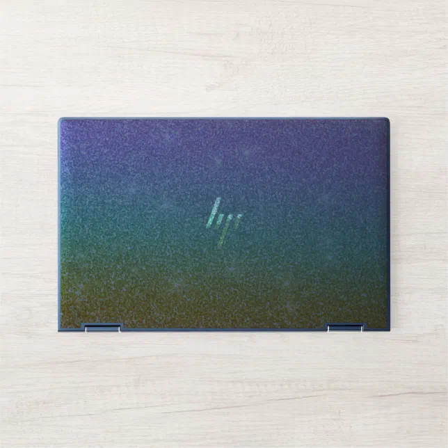 Gradient Glitter HP Laptop Skin | Zazzle