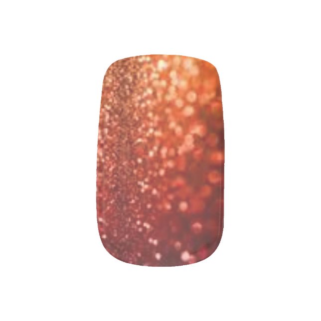 gradient glitter nail art (Right Thumb)