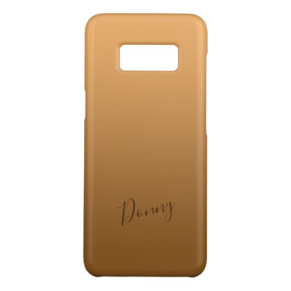 Gradient Gold with Custom Name Case-Mate Samsung Galaxy S8 Case