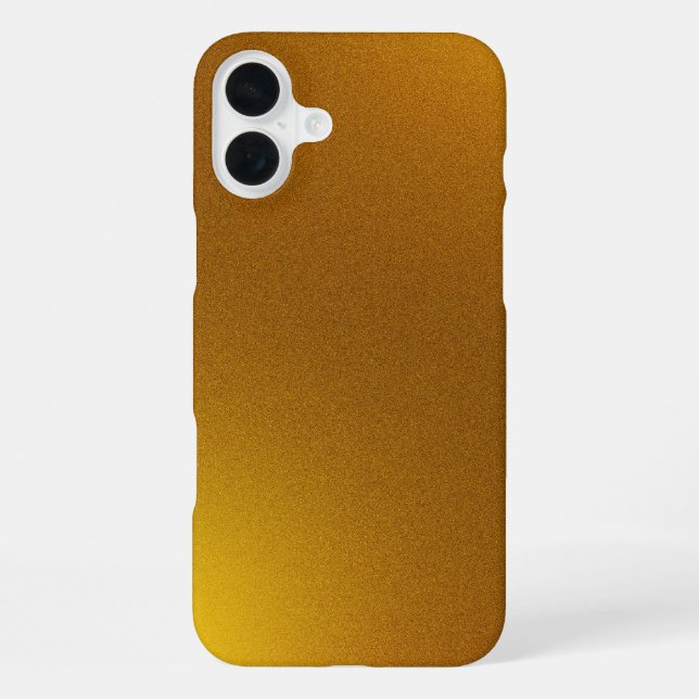 Gradient Golden colour  Iphone Case (Back)