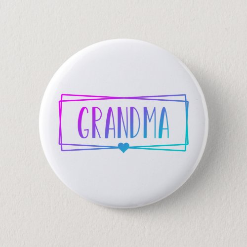 Gradient Grandma Gigi Grandmother gifts Button