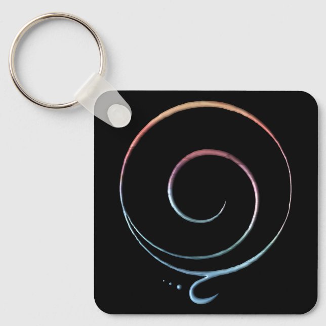 Gradient Gratitude Keychain (Front)