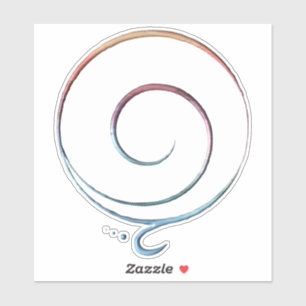 Gradient Gratitude Sticker