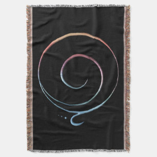 Gradient Gratitude Throw Blanket