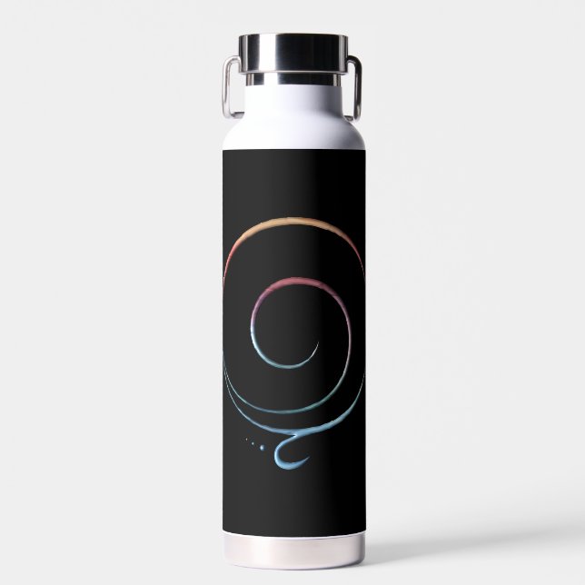 Gradient Gratitude Water Bottle (Front)