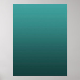 Gradient Green - deep to light | Mood Background | Poster