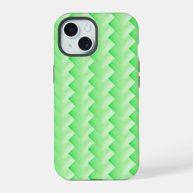 Gradient Green in Shuffle  Iphone Case (Back)