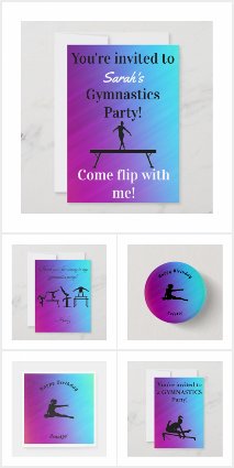 Gradient Gymnastics Birthday Collection