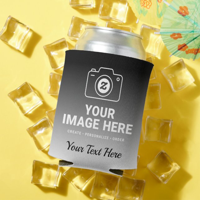 Gradient Image and Text Can Cooler (In Situ Summer)