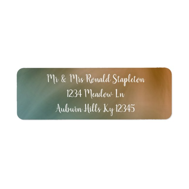 Gradient Label (Front)