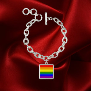 Gradient LGBTQ+ Rainbow Pride Flag - Rainbow Flag Bracelet