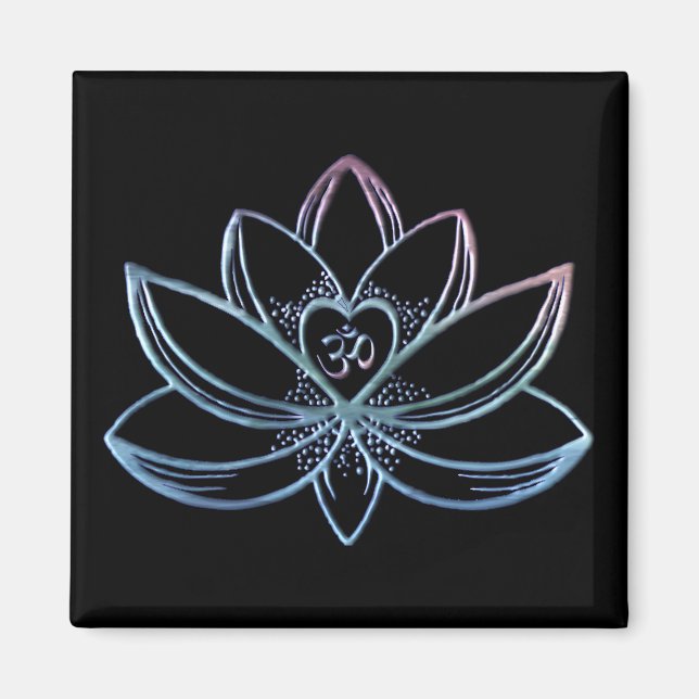 Gradient Lotus  Magnet (Front)