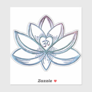 Gradient Lotus Sticker