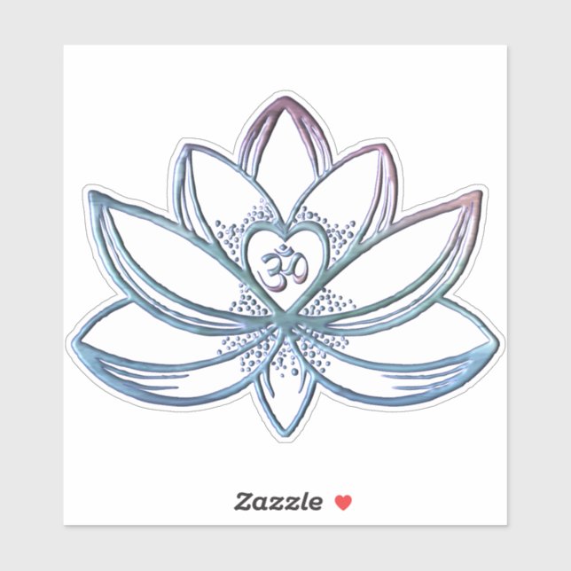 Gradient Lotus  Sticker (Sheet)