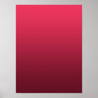 Gradient Magenta - deep to light | Seasonal Moods| Poster