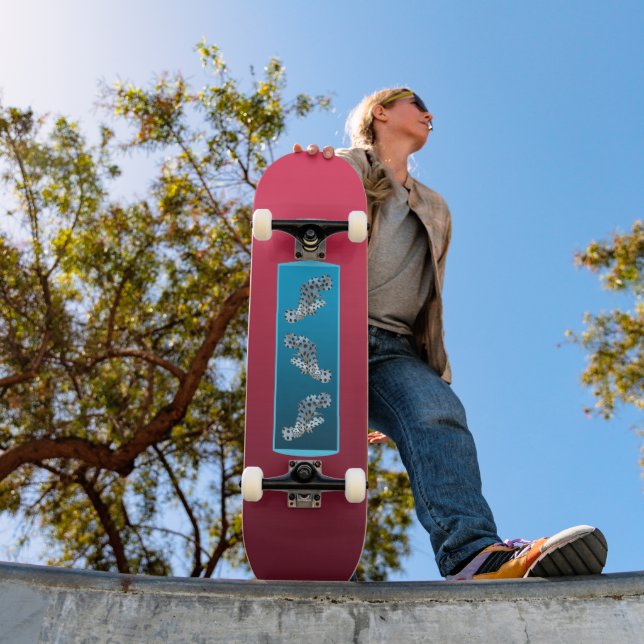 Gradient Magenta - deep to light | Seasonal Moods| Skateboard (Outdoor 1)