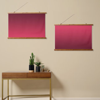 Gradient Magenta - light to deep | Seasonal Moods| Hanging Tapestry