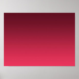 Gradient Magenta - light to deep | Seasonal Moods| Poster