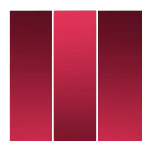 Gradient Magenta - light to deep Seasonal Moods Triptych
