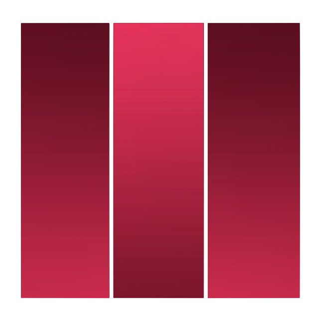 Gradient Magenta - light to deep | Seasonal Moods| Triptych (Front)