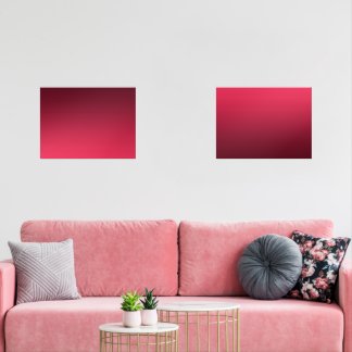Gradient Magenta - light to deep | Seasonal Moods| Wall Art Sets