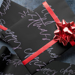 Gradient Merry Christmas | Beautiful Onyx Elegant Wrapping Paper<br><div class="desc">Spread holiday cheer with this festive on trend GRADIENT Merry Christmas holiday wrapping paper -  Gradient Merry Christmas | Beautiful Onyx Elegant Wrapping Paper</div>