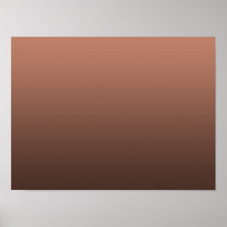 Gradient Mocha - deep to light | Seasonal Moods |  Poster