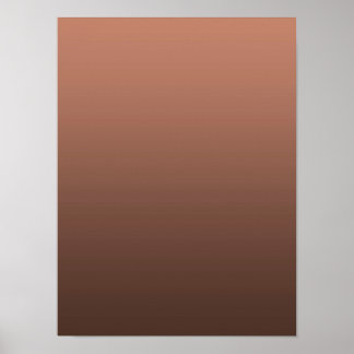 Gradient Mocha - deep to light | Seasonal Moods |  Poster