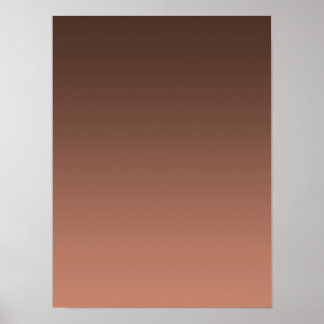 Gradient Mocha - light to deep | Seasonal Moods |  Poster