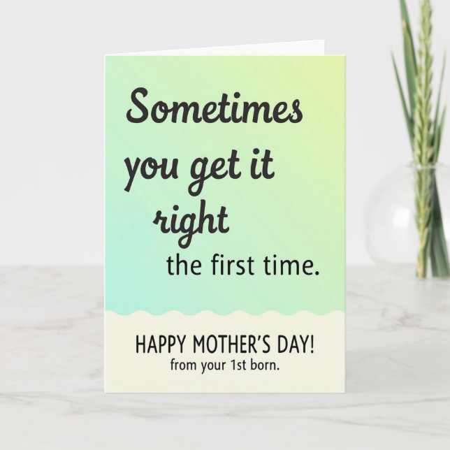 Gradient Mothers Day Card (Front)