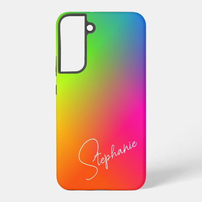 Gradient Multi-Colored  Samsung Galaxy Case (Back)