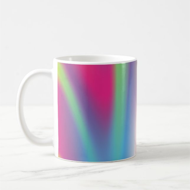 Gradient multicolored backgroundabstract, art, bac coffee mug (Left)