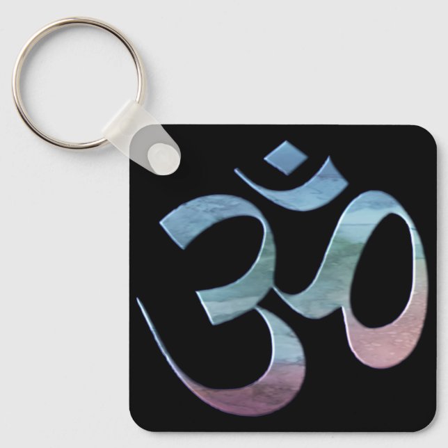 Gradient Om Keychain (Front)