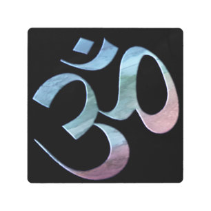 Gradient Om Metal Print