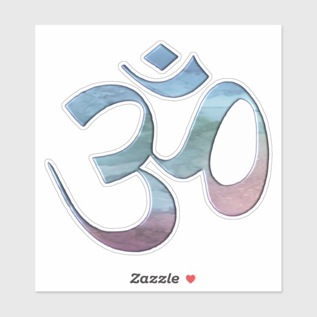 Gradient Om Sticker (Sheet)