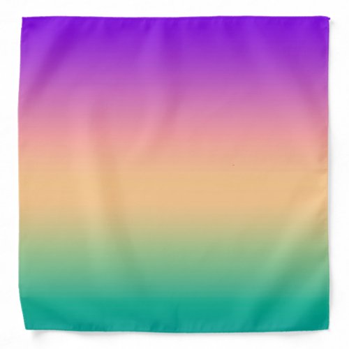 Gradient ombre green yellow pink purple soft blurr bandana