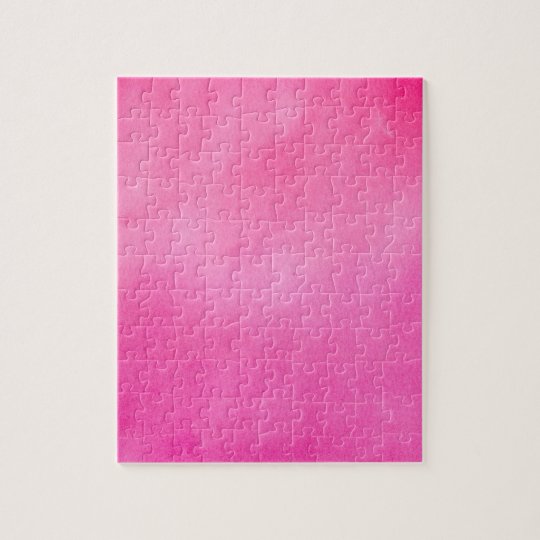 Gradient Ombre Pink Jigsaw Puzzle