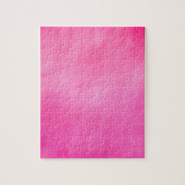 Gradient Ombre Pink Jigsaw Puzzle (Vertical)