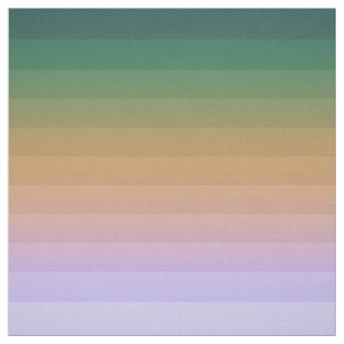 Gradient ombre stripe lined soft blurred green bei fabric