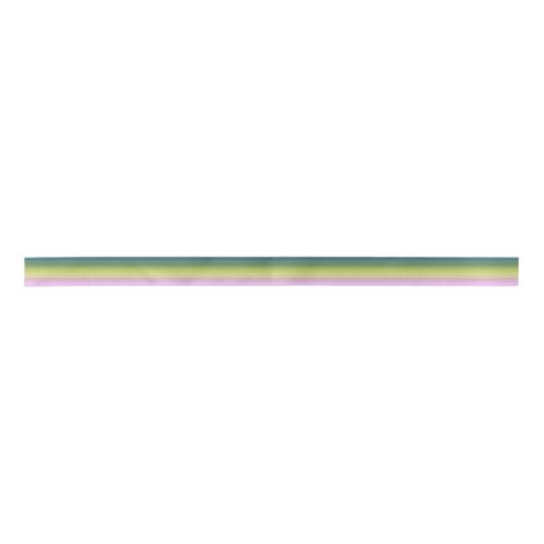 Gradient ombre stripe lined soft blurred green bei satin ribbon