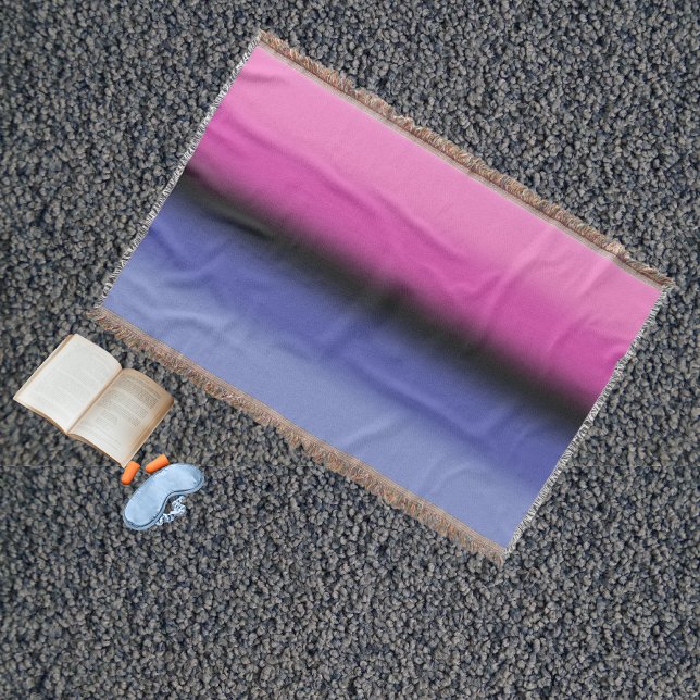 Gradient Omnisexual Pride Flag – Omnisexual Flag Throw Blanket (Creator Uploaded)