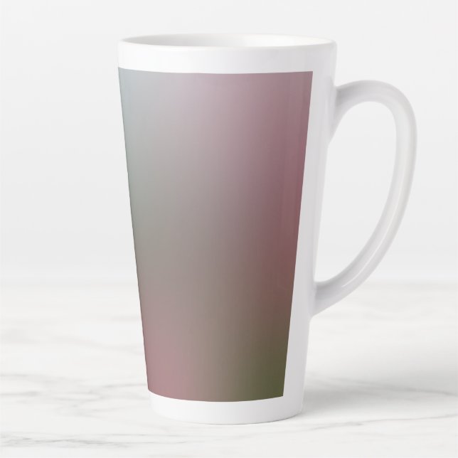 gradient on white  latte mug (Right)