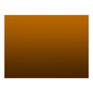 Gradient Orange - deep to light | Mood Background| Poster