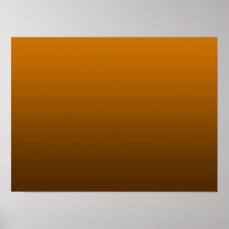 Gradient Orange - deep to light | Mood Background| Poster
