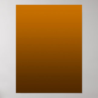 Gradient Orange - deep to light | Mood Background| Poster