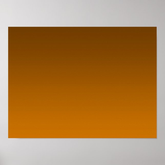 Gradient Orange - light to deep | Mood Background| Poster (Front)