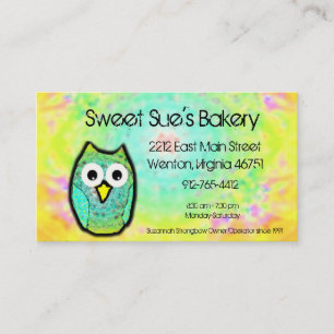Gradient Owl Business card