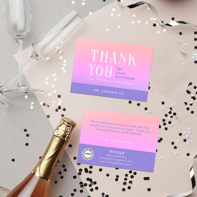 Gradient Package Insert Card (Creator Uploaded)